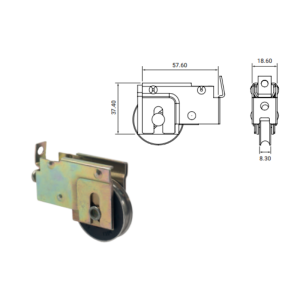 RODAJA 8000 METALICA 90KG PAR