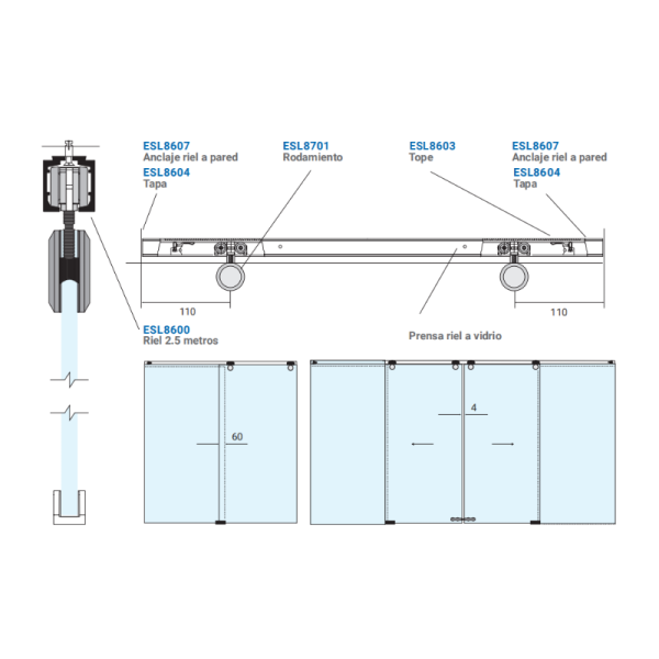 KIT ECONO SLIDE SATINADO