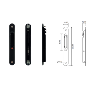 CERRAD VC EURO CON TORNILLO NEG