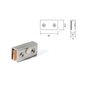 SOPORTE PARA PUERTA VITRINA