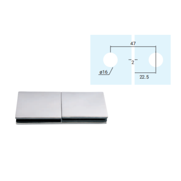 CONECTOR 90 GRADOS GL755 CROM