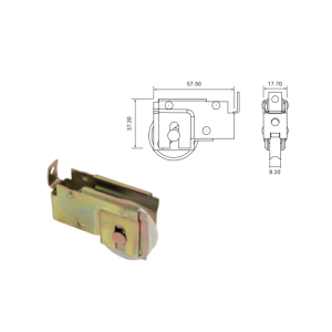 RODAJA 8000 NYLON 60KG PAR