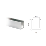 CANAL DE ALUM CR 10MM X 3M