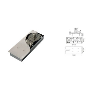 CIERRA PUERTA PIN RECTANGULAR 100KGX1MT